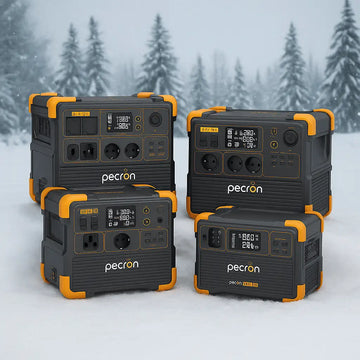 Bærbar strömstasjon för trygg strömtilgang