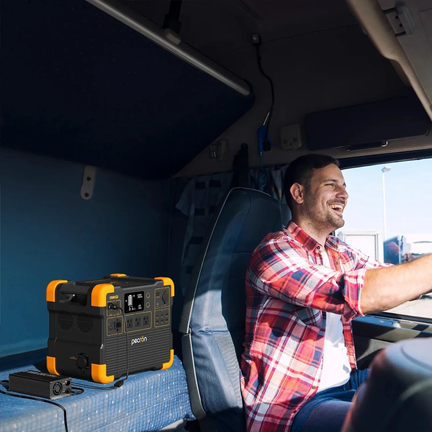 Pecron 500W billader DC1242 - 500 for biler, båter, campingvogner m.m. - PECRON.NO