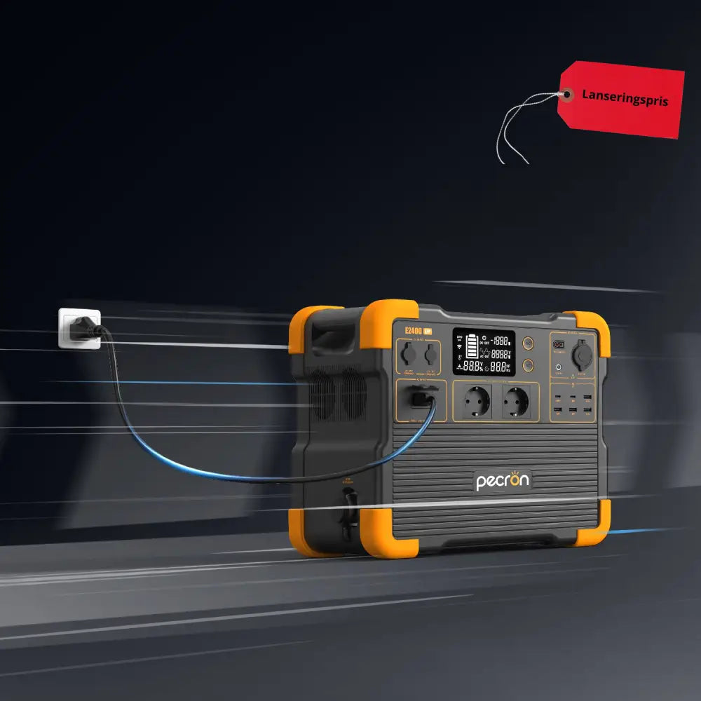 Pecron E1500LFP – Kraftig og smart strømstasjon for hytte camping og backup