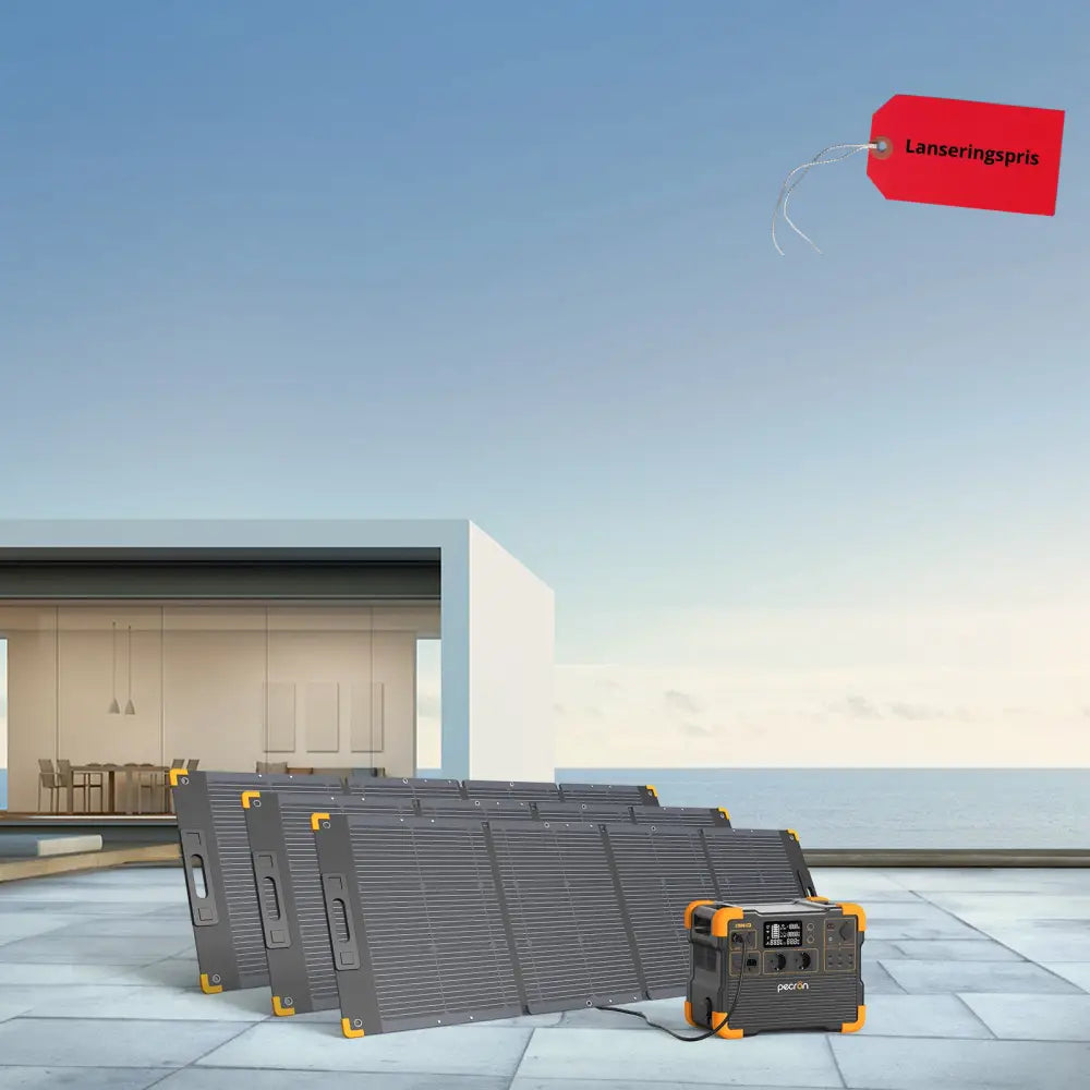Pecron E1500LFP – Kraftig og smart strømstasjon for hytte camping og backup