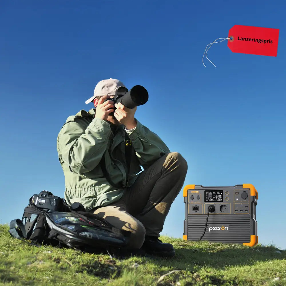 Pecron E1500LFP – Kraftig og smart strømstasjon for hytte camping og backup