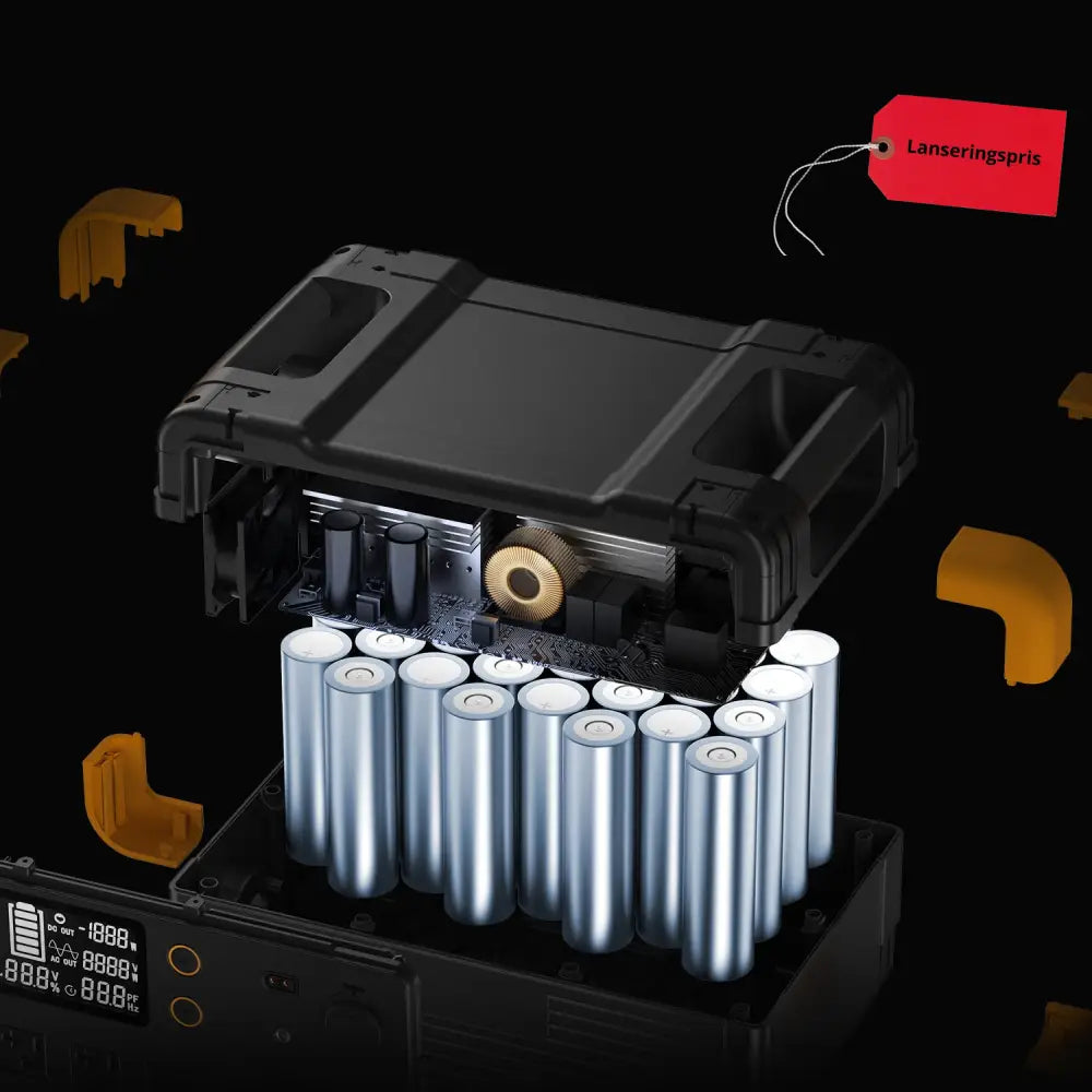 Pecron E2400LFP – Kraftig og stillegående strømstasjon med utvidbar batterikapasitet