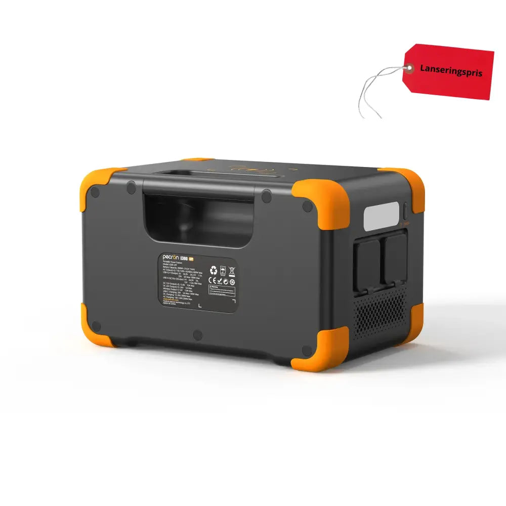 Pecron E300LFP - Kompakt og lett kraftstasjon for tur og fritid. - PECRON.NO