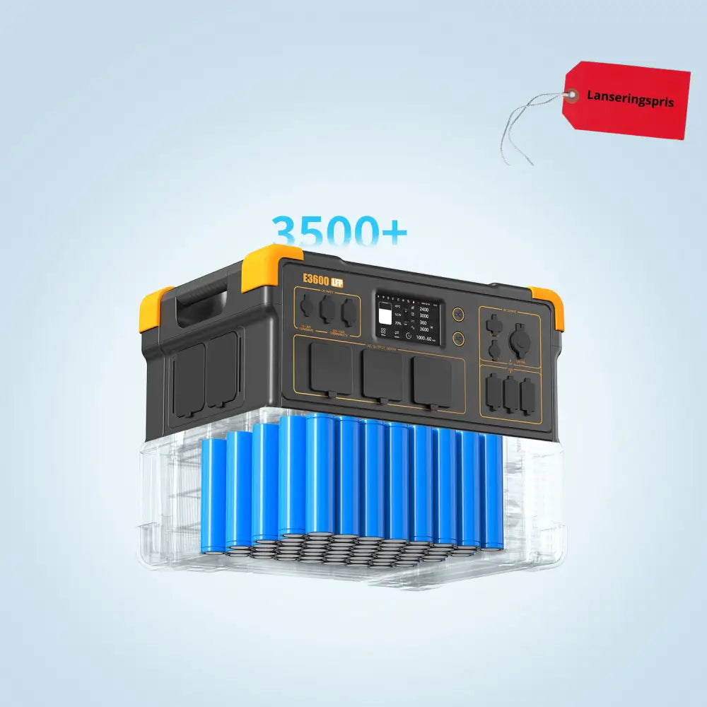 Pecron E3600LFP – Toppmodell for profesjonell og off grid strøm