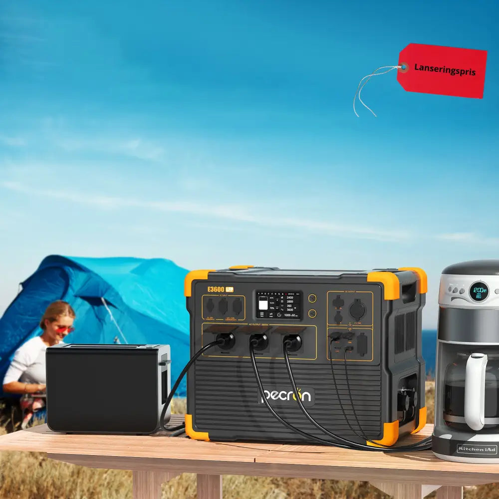 Pecron E3600LFP – Toppmodell for profesjonell og off grid strøm
