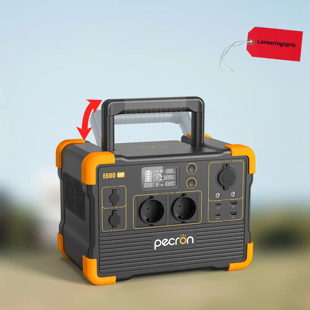 Pecron E600LFP – Kompakt kraftverk med god kapasitet