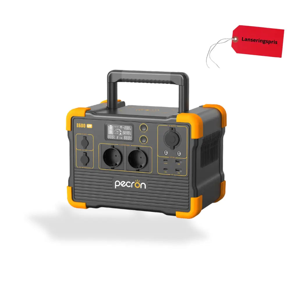 Pecron E600LFP – Kompakt kraftverk med god kapasitet