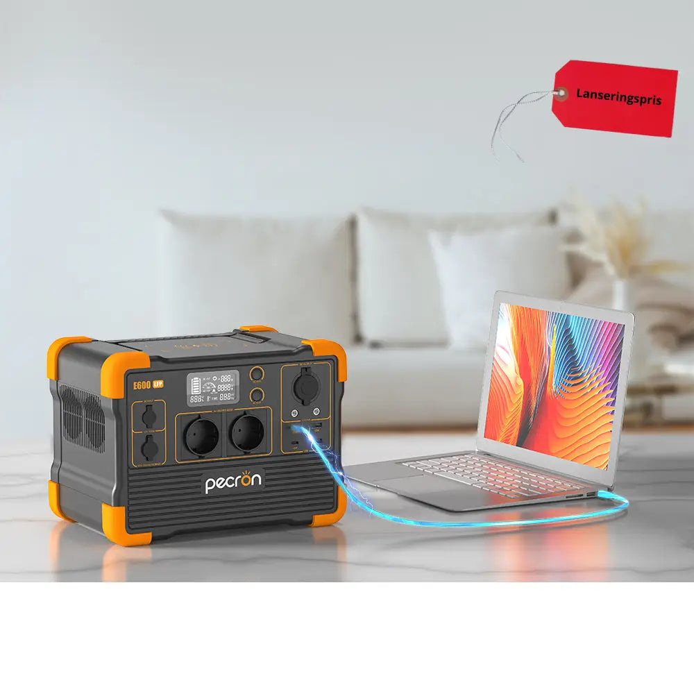 Pecron E600LFP – Kompakt kraftverk med god kapasitet