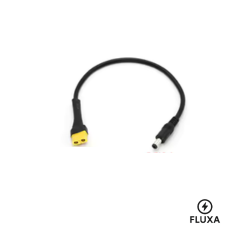 XT60 har till DC5521 hann - 0,3mm solcellekable för strömstasjon